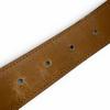 Very Good HERMES belt Polosus Dark brown Crocodile mens Used