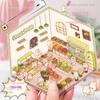 Decorative Visual Stacking Sticker DIY Landscape Notebook Sticker Miniature Scene 3D Stickers