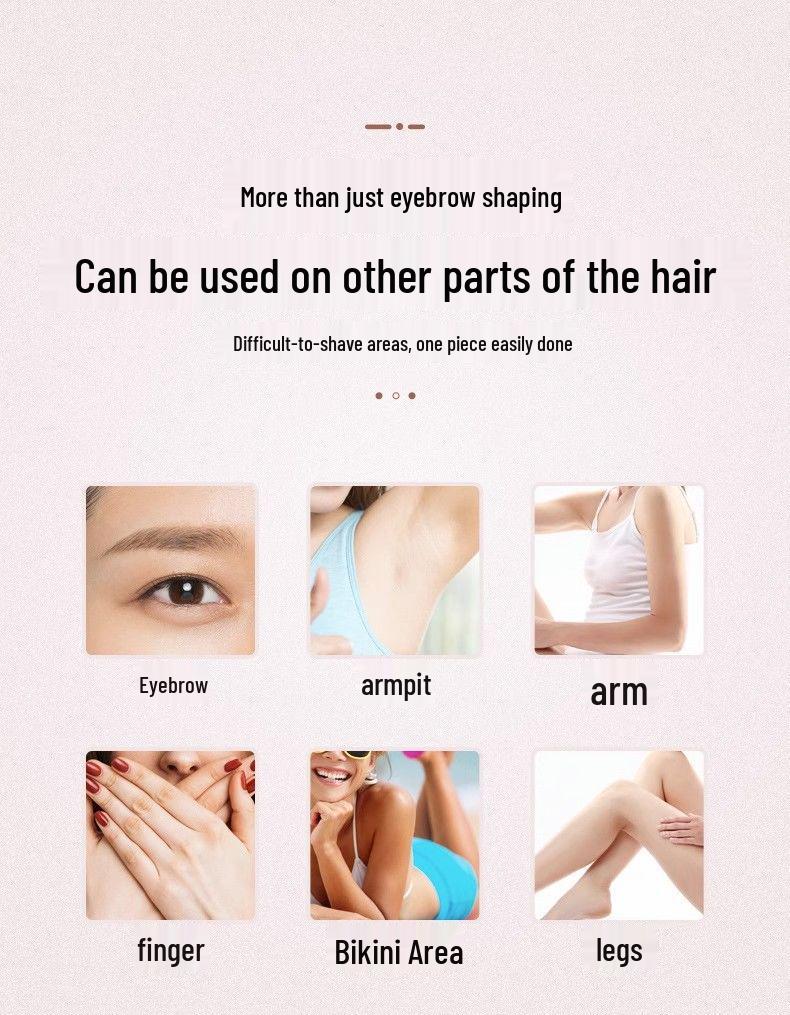 Rechargeable USB Electric Eyebrow Trimmer & Shaper for Men and Women