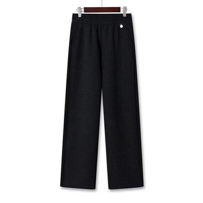 XUEXI Women's Wool Blend Straight-Leg Casual Pants
