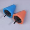 2Pcs Car Hub Polishing Sponge Grinding Head Metal Plastic Grinding Conical Sponge Polishing Sponge Wheel