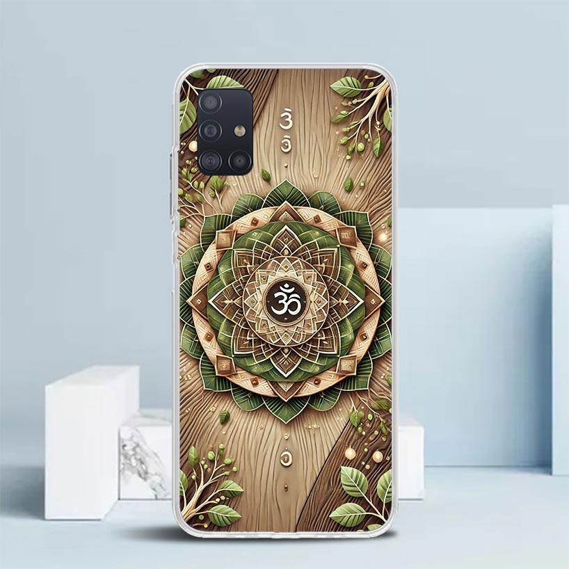 

Mandala Chakra Insist Yoga Soft Cover for Samsung Galaxy A12 A22 A32 A52 A72 A02S Phone Case Note 20 Ultra 10 S10 Plus A51 A71 A Samsung Note 10 Plus