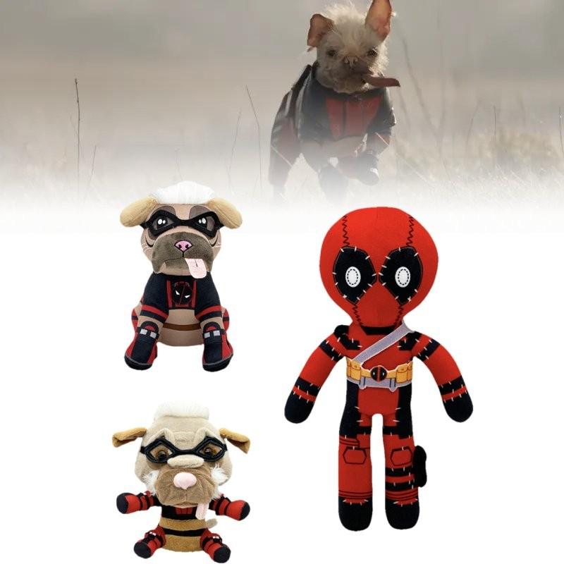 Cute Adorable Deadpool Wolverine Plush Toy Figurines For Kids Collectors