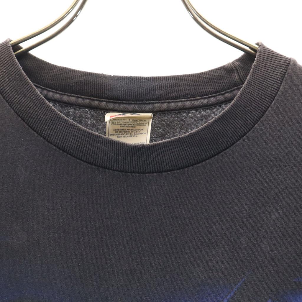 Alstyle Apparel & Activewear 90s 00s Old Dragon Print Short Sleeve T-shirt Men's Used