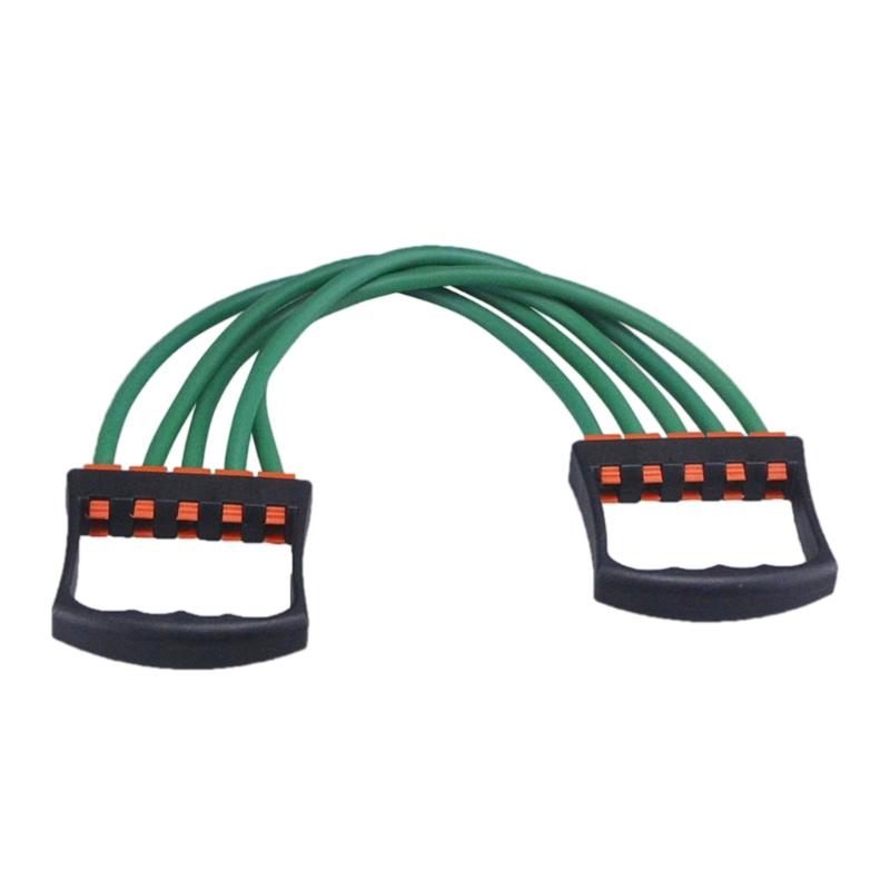 Chest Arm Expander Chest Expander Fitness Adjustable 5 Tube Chest Expander Muscle Pull Exerciser Chest Expander Puller