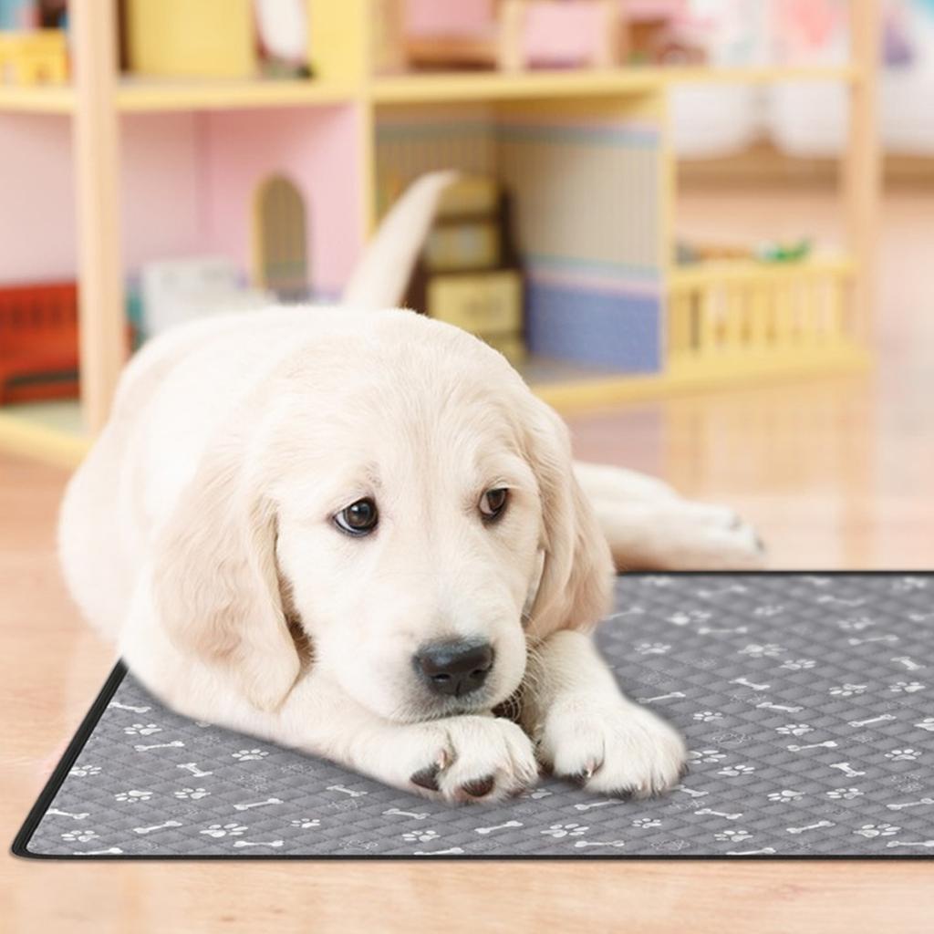 Reusable Washable Pet Pee Pad Waterproof Absorbent Training Mat for Dogs and Cats Multi-Layer Leak Proof Pet Toilet Mat
