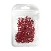 Ancola Burgundy Red 3D Resin Bow Nail Art Accessories - New Year Edition