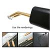 Steel Plastic Repair Metal Insert Set, 6 Type Assortment for Hot Stapler Use and Crack Corner Repair Tasks Daily