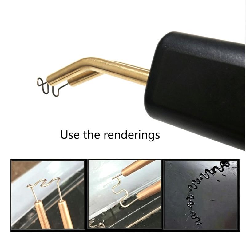 Steel Plastic Repair Metal Insert Set, 6 Type Assortment for Hot Stapler Use and Crack Corner Repair Tasks Daily