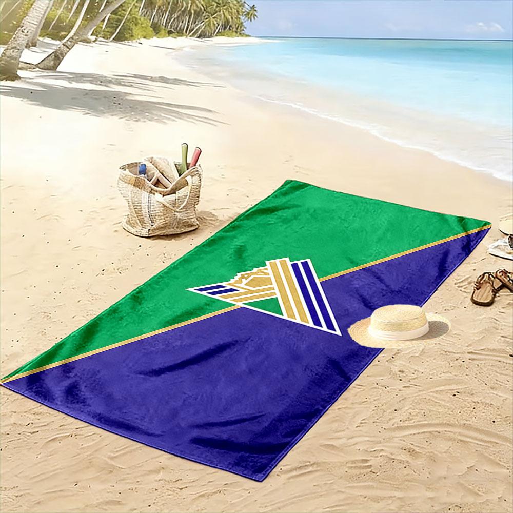 Geometric Tribal Design Beach Towel Patterned beach towel quick dry perfect for travel outdoor sports jogging the beach and swimming