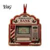 Reusable Holiday Gift Ornament Christmas Money Holder Ornament, Acrylic Stocking Cash Hanging Decor Tree for Tree, Festive Pendant with Surprise Slot,
