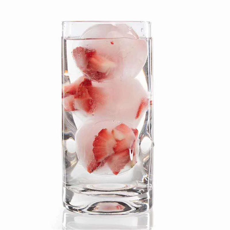 4 Mulden Whisky-Eiswürfelform, Kugelform, Küchenwerkzeug, Silikon-Eiskugelform, Eiskugel-Eisgitter, rundes Eisgitter