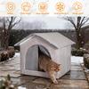 Outdoor Cat House Warm Weatherproof With Screen Outdoor Cat Shelter Kitten Bed For Kitten Puppy Dogs Pet Animal Indoor Garden