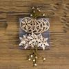 12 Stück/Packung Weihnachtsbaumschmuck aus Holz, hohl, Schneeflocke, Herz, Sternform, Xmax-Hängedekoration