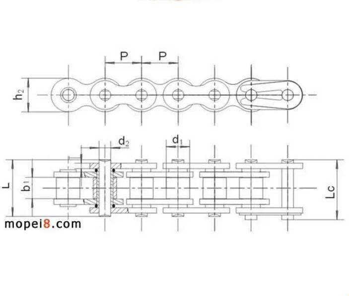 Motorcycle Chain 520 Chains 120 Links for Yamaha Kawasaki Suzuki for ATV for Dirt Bike High Quality DID O-Ring.