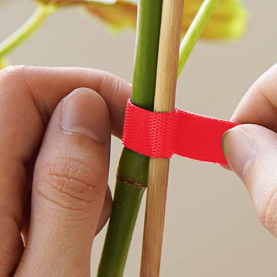 16.4 Ft Legătură Plante Bandă de Grădină Reutilizabilă Curea Arici cu Cârlig și Buclă Legătură cu Suport Plante Față-Verso pentru Plante Cățărătoare Organizare Cabluri