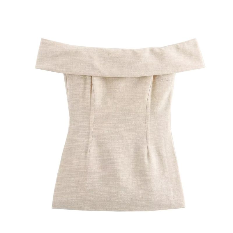 

Kaslead New Arrival Women s Clothing Fashion Style Side Slit off-the-Shoulder Tops Long Pants 8202151 8199151 Tops L