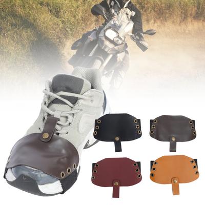 1 szt. Ochraniacz na buty motocyklowe, odporny na zużycie, ze sztucznej skóry, do zmiany biegów