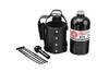 Kijima Motorcycle Parts Bottle Gasoline Carrying Bottle with Holder B09 Black Leather 900cc W90 X D90 X H198mm HD-04166