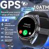 2025 New Dual-Band Satellite GPS Smart Watch Men 1.43'' AMOLED Screen Compass Heart Rate BT Call IP69 Waterproof Swimming Watch