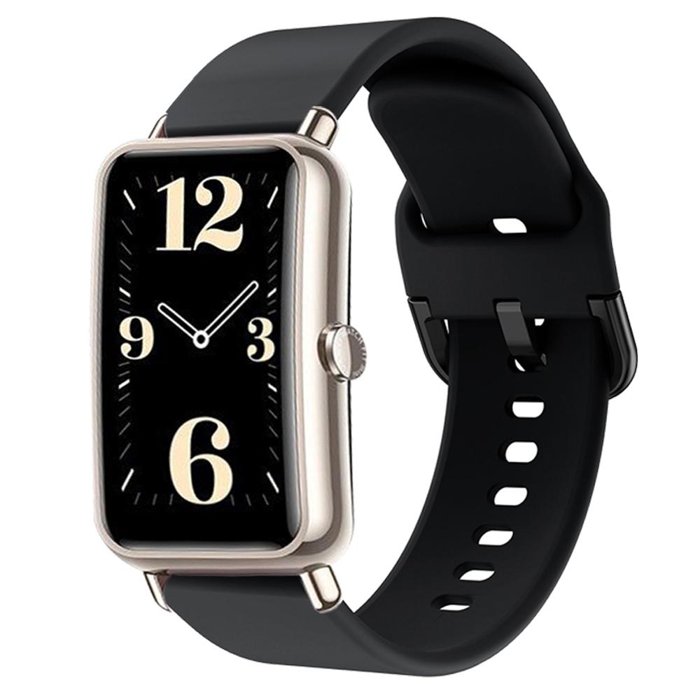 For Huawei Watch Fit mini/Talkband B3/Talkband B6 Soft Silicone Watch Band 16mm Quick Release Strap Replacement with Colorful Buckle