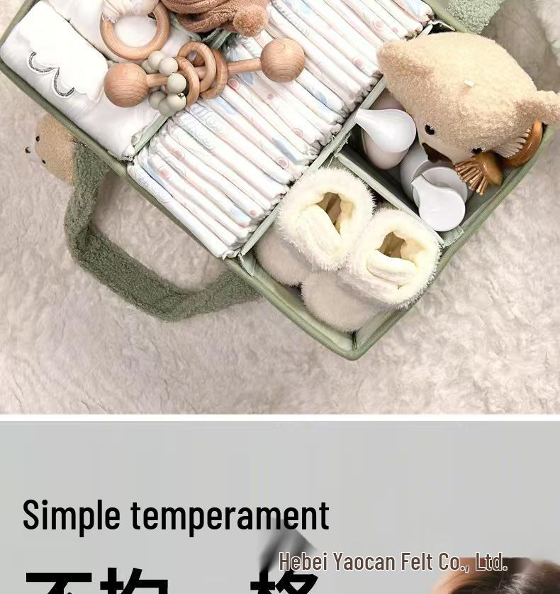 Portable Baby Diaper Organizer and Changing Table Rack