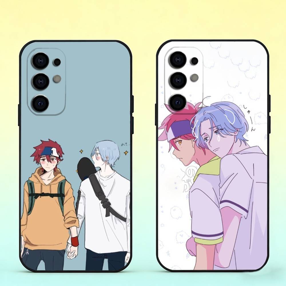 S-SK8 ANime the InfinityS Phone Case Black Silicone Soft For Samsung S25,S24,S21,S22,S23,S30,Ultra,S20,Plus,Fe,Lite