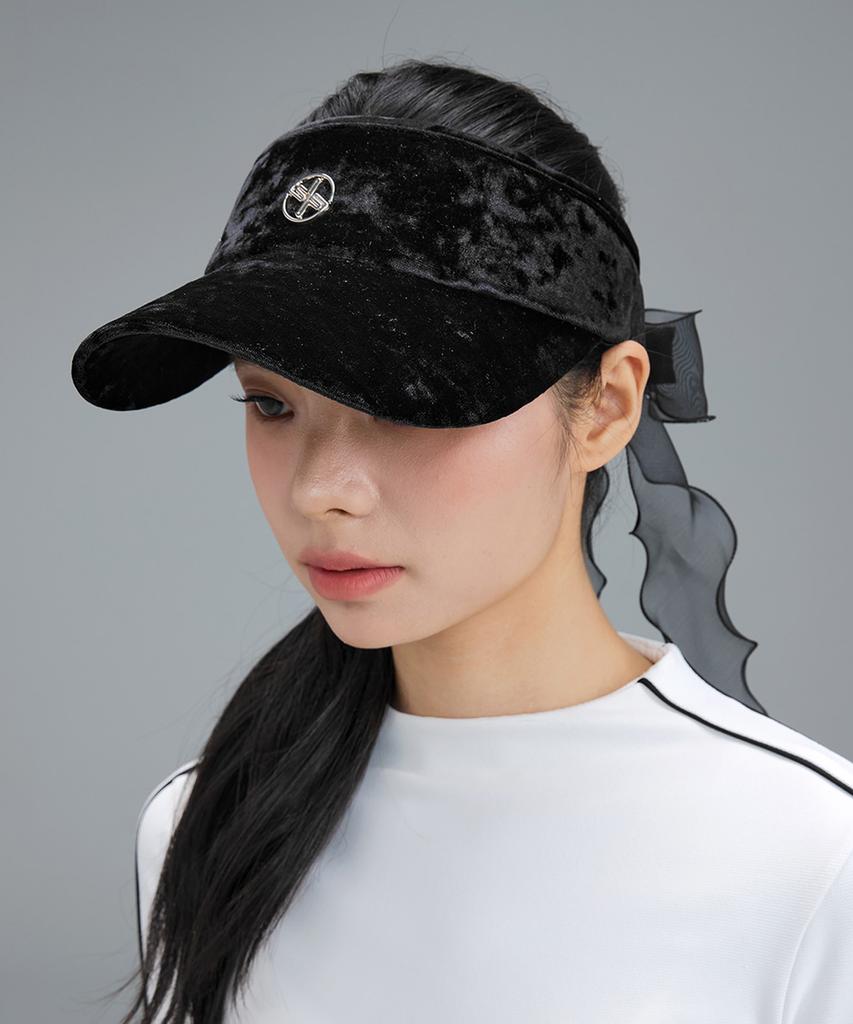 XEXYMIX Glow Velour Ribbon Visor Xfk4Ac1701