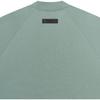 Fear of God Essentials Fleece Crewneck Sweatshirt With Letter Logo Print Unisex Tops Sycamore Mist-Blue ESSENTIAL192BT222041F