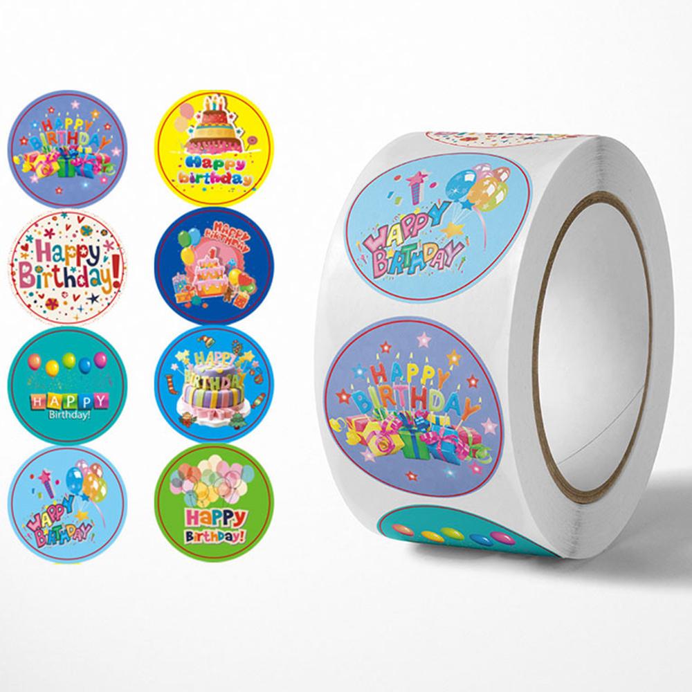 Custom Items Custom Label Sticker Happy Birthday Scrapbooking & Stamping X080