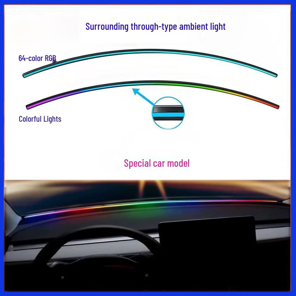 Tesla Model 3/Y LED Ambient Ring USB Dashboard Windshield.