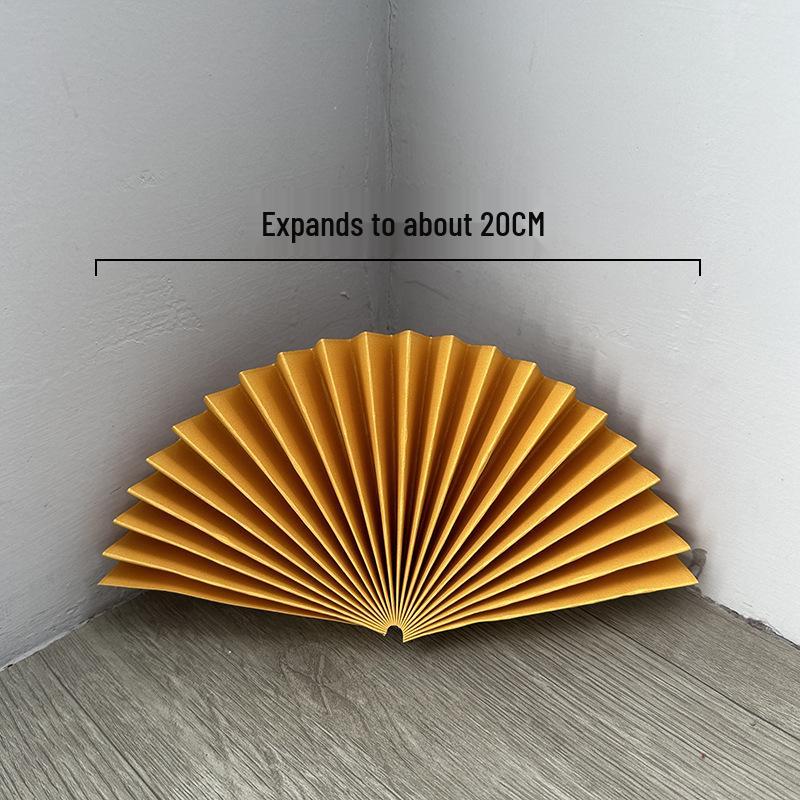 Roter halbkreisförmiger Bambuspapierfächer für Hochzeits- und Eventdekoration