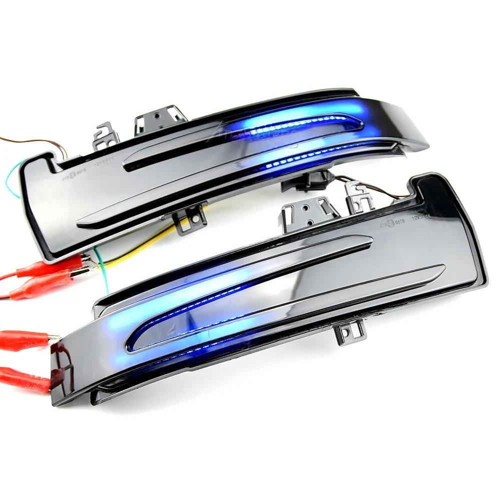 Car Yellow Dynamic LED Rearview Mirror Indicator Light 12V Fit For Mercedes - Benz GLK-CLASS X204 08-15 T-Model S204 07-14