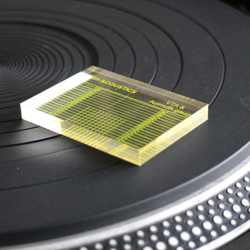 VTA Balance Azimuth Adjustment Pravítko HD Vinyl gramofon Měřicí kazeta Tónové rameno Azimut