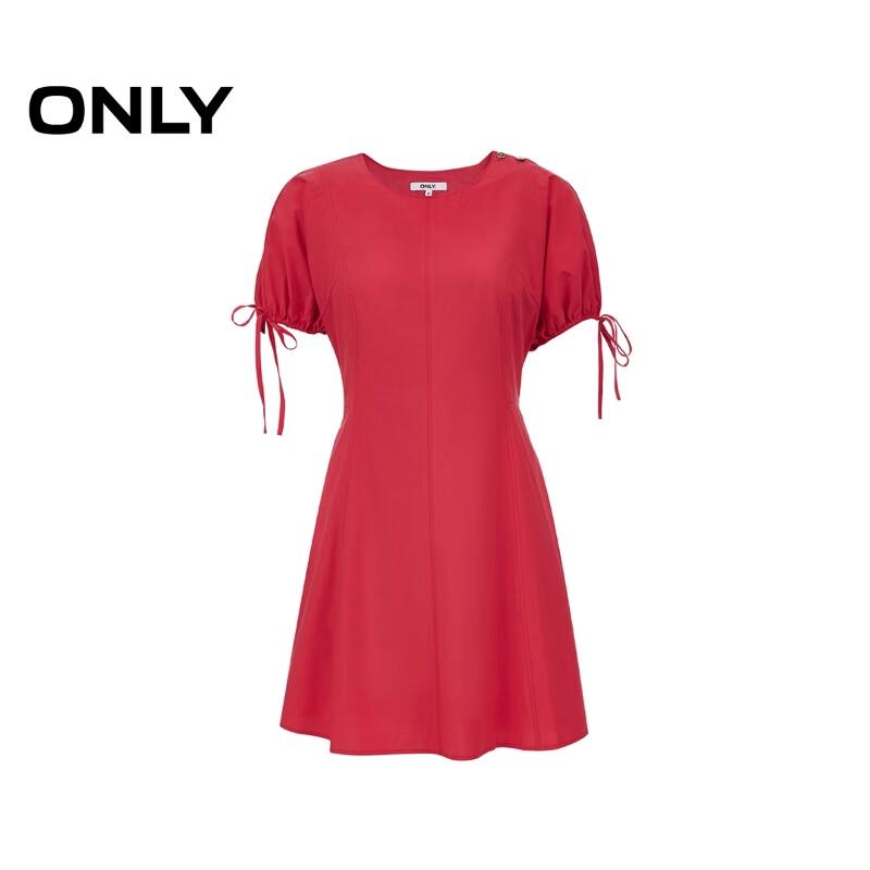 ONLY Women's Lantern Sleeve A-Line Mini Dress