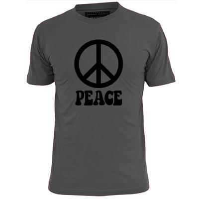 Mens Peace CND T Shirt Anti War Nuclear Disarmament