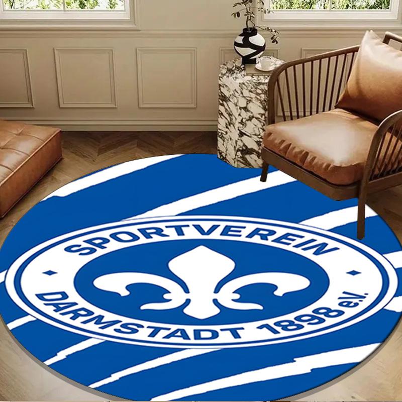 Sport Club Darm-stadt  Round mat Home Decor, Chair rug For livingroom,Bedroom, doormat home decor Birthday Gift Christmas Gifts