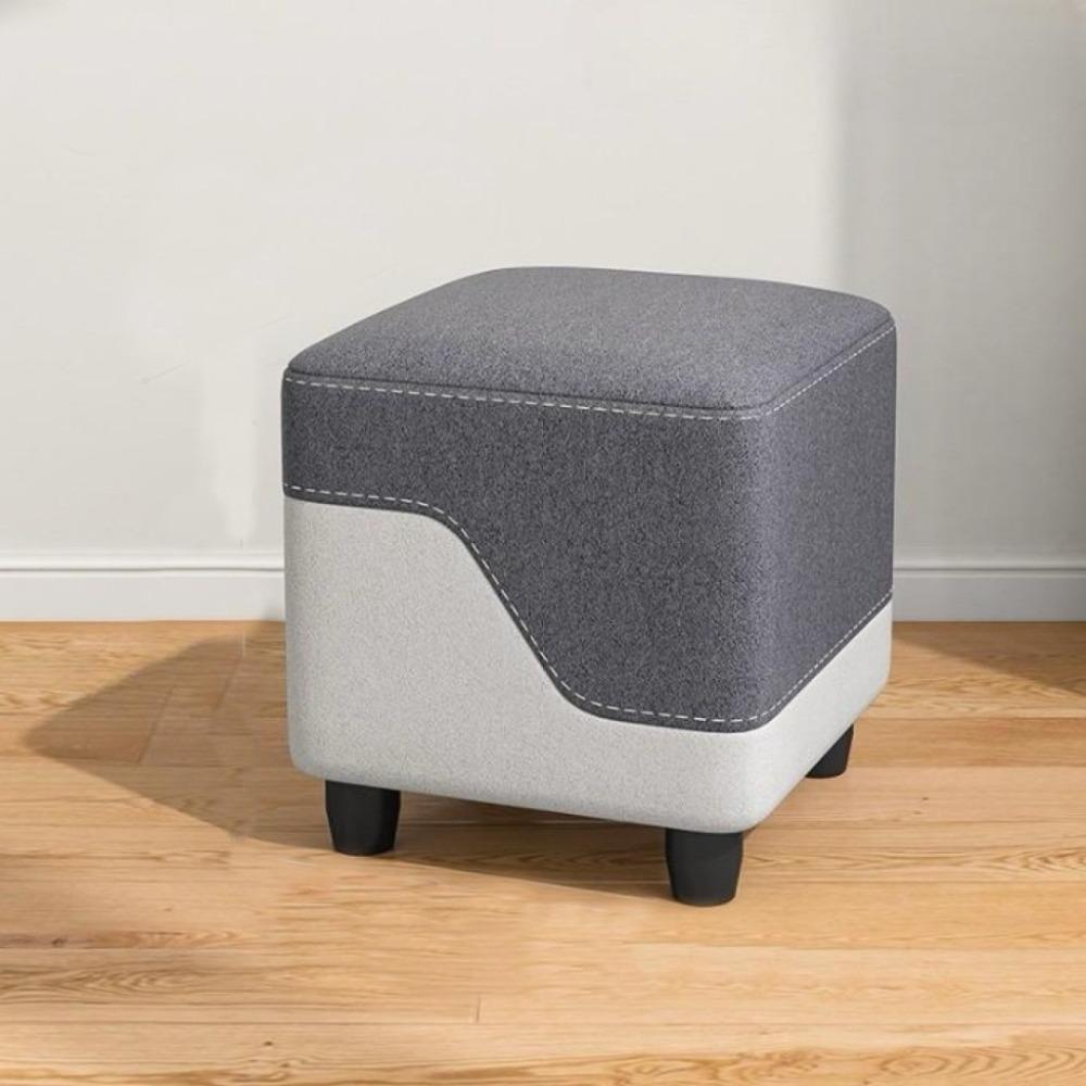 Useful Technical Cloth Small Stool Wooden Breathable Nordic Stool Multifunctional Colorful Shoe Changing Stool Household Use