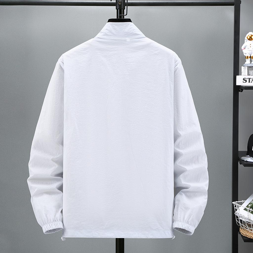 Einfarbige, sonnenfeste, wasser- und winddichte Damenjacke, dünne Wanderjacke für den Außenbereich