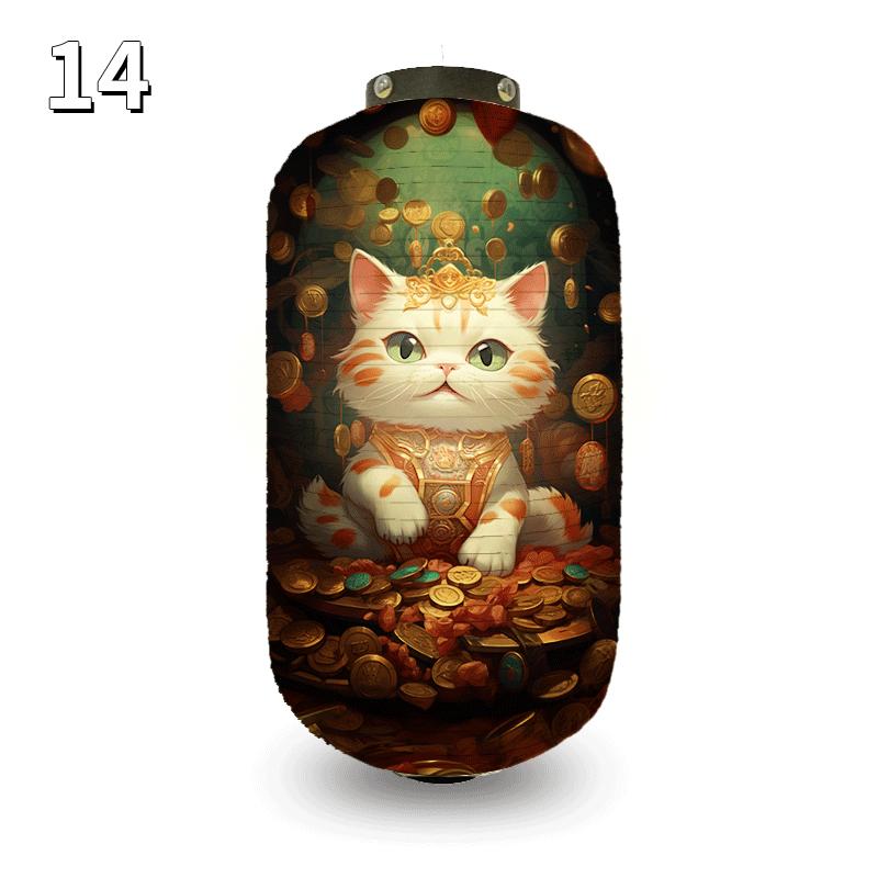 Japanese Traditional Cloth Lantern Ukiyoe Hanging Lanterns Restaurant Izakaya Sushi Cuisine Shop Decoration Advertising Sign