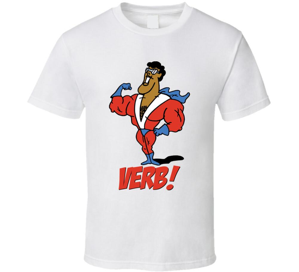 Verb Schoolhouse Rock 70s 80s Tv Show T Shirt Mens Womens Tees Top 2XL