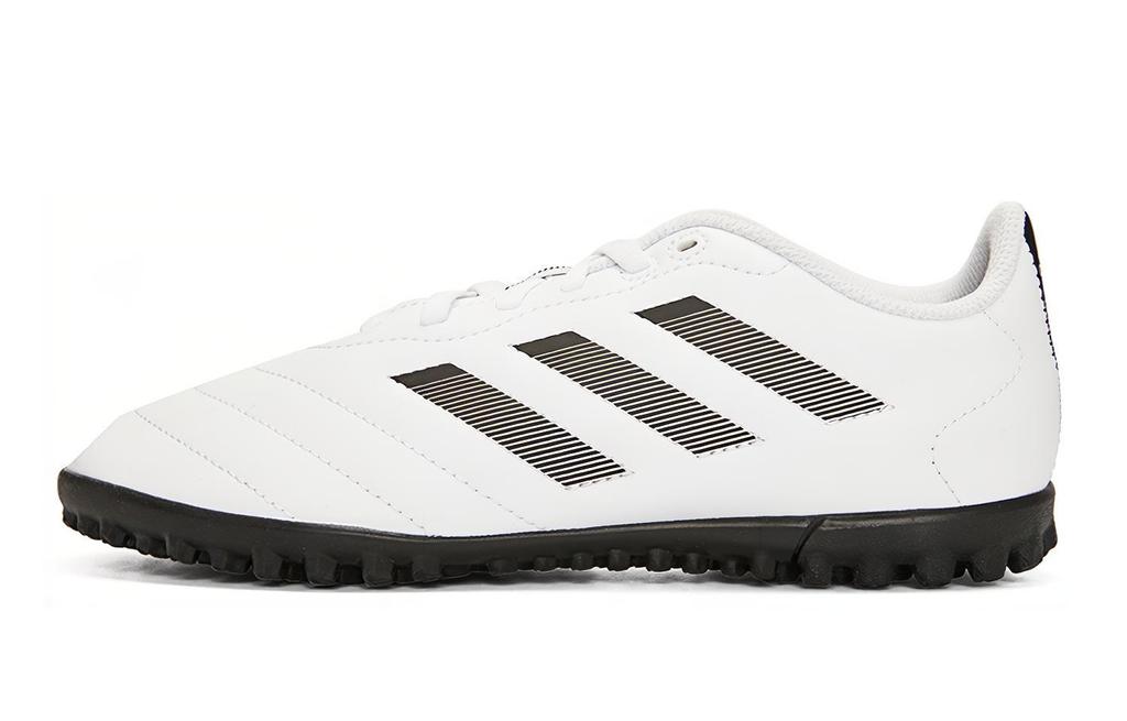 adidas GOLETTO 8 Rasen Rutschfest Anti-Kick Niedrig geschnittene Fußballschuhe Weiß Schwarz Kinder GY5782