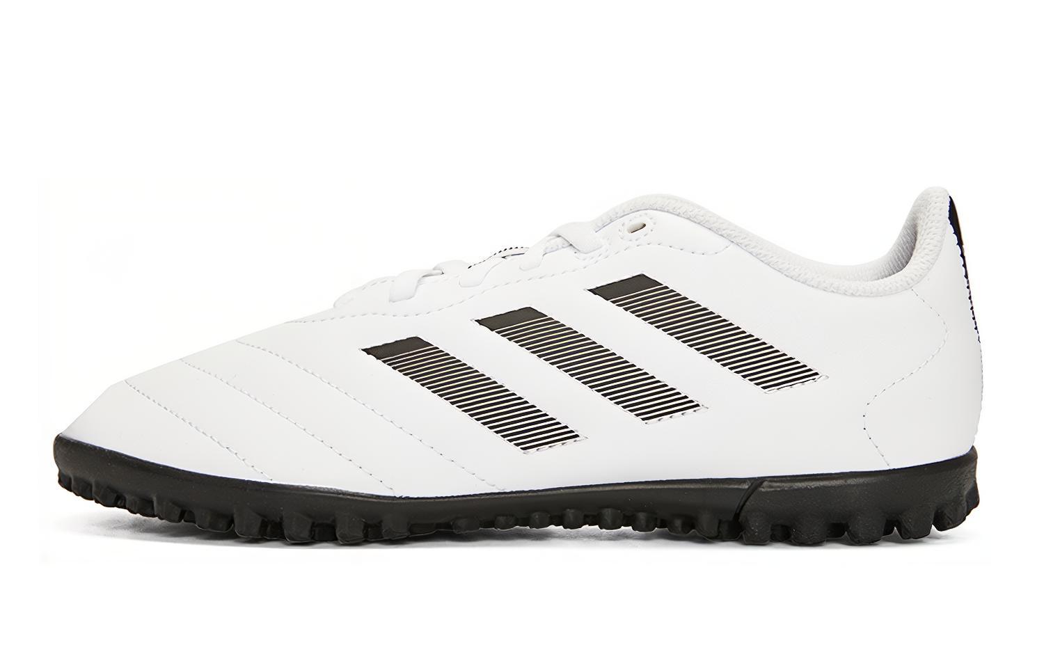 

Adidas GOLETTO 8 Grassland Slip Resistant Anti Kick Low top Soccer Shoes White Black Kids GY5782 28