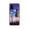 Black tpu Case For Samsung galaxy S20 /S20 PLUS/S20 ultra/S20+ /S20FE back cover Your Name