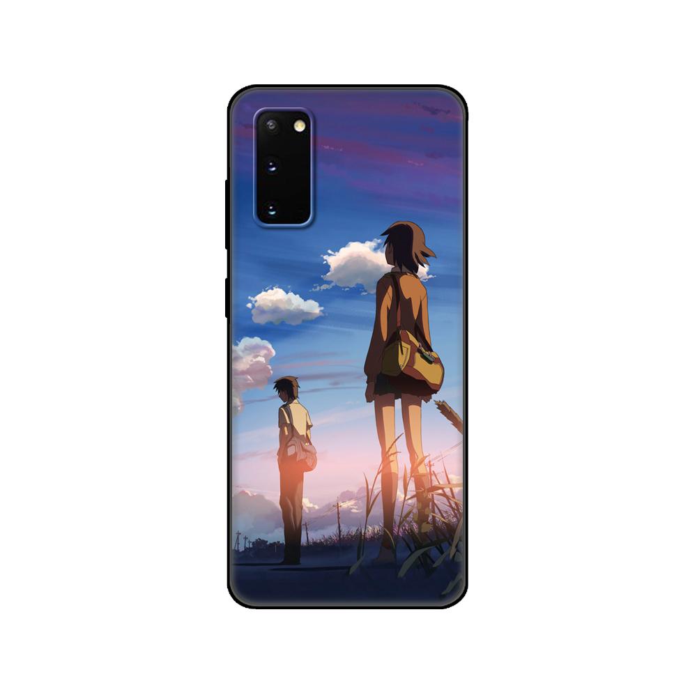 Black tpu Case For Samsung galaxy S20 /S20 PLUS/S20 ultra/S20+ /S20FE back cover Your Name