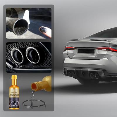 Catalytic Converter Cleaner 120ml Fuel Efficiency Enhancer Fuel And Exhaust System Cleaner Oil Additive Exhaust Pipe Carbon Removal Cleaner Auto Parts