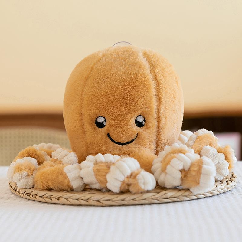 

Плюшевая игрушка-подвеска «Подводный осьминог» Разноцветный осьминог Морской кальмар Кукла Подарок на день рождения 18cm/0.025kg