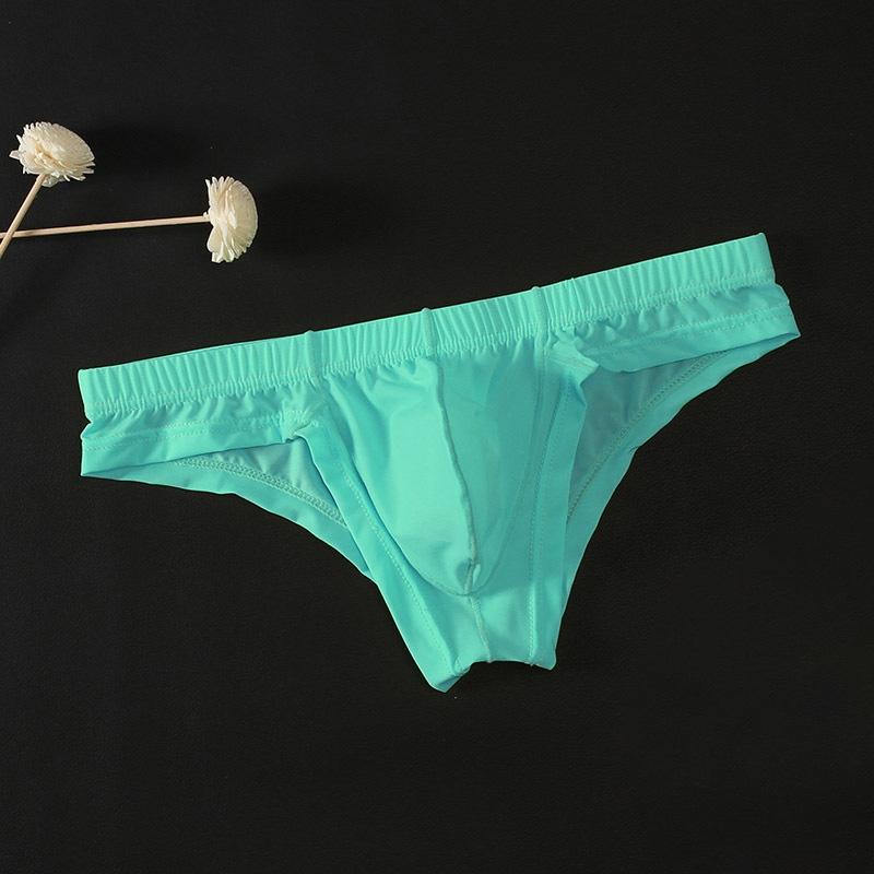 Comfortable Men G-string Underwear Sheer Briefs Underpants Thongs Bikini