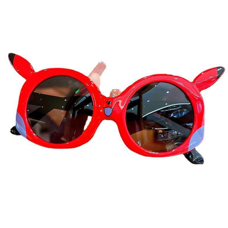 Okulary przeciwsłoneczne dla dzieci z motywem kreskówek Pokémon, okulary przeciwsłoneczne z polaryzacją i filtrem ultrafioletowym, okulary z tworzywa sztucznego Pica, okulary przeciwsłoneczne dla kobiet i mężczyzn.
