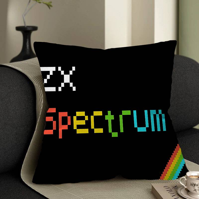 Retro Sinclair Zx Spectrum Personalized Pillow Cover Kids Bedroom Wild Party Decor Pillowcase Kid Birthday Shower Gift